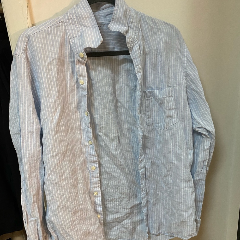 J crew men’s linen shirt